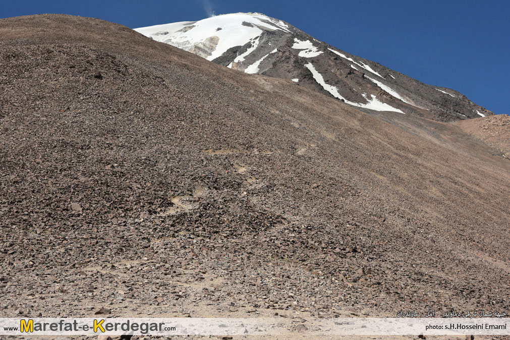 مسیر صعود جبهه شمال شرقی مسیر صعود جبهه شمال شرقی