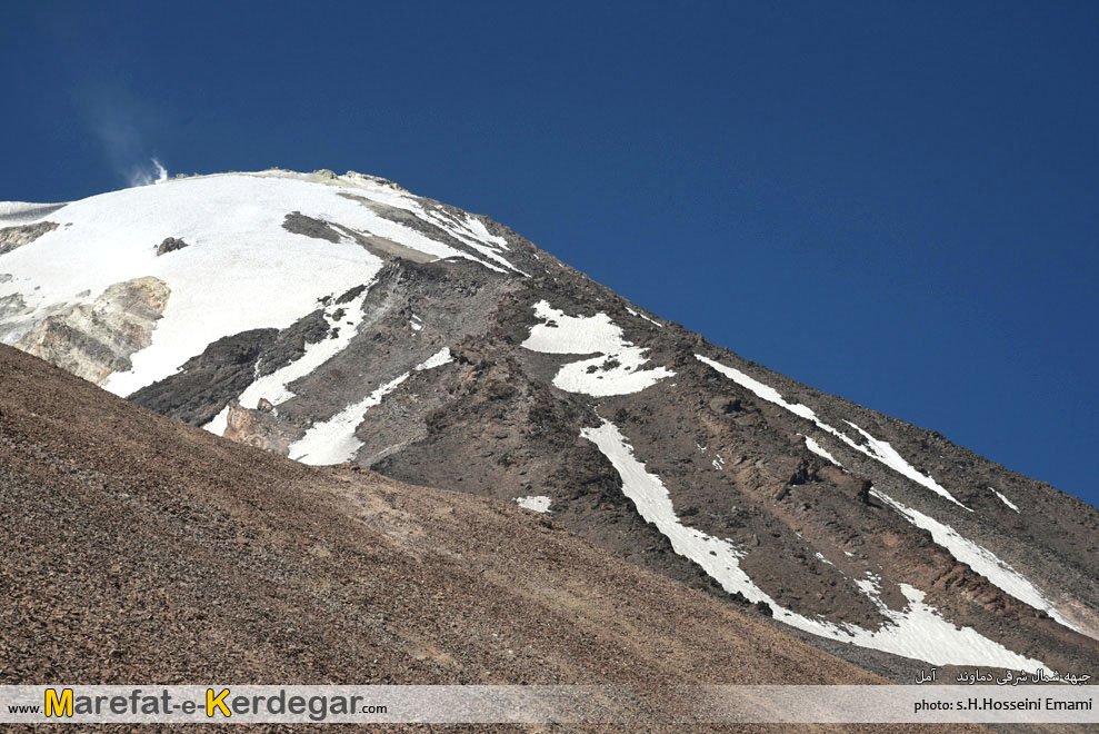 مسیر صعود جبهه شمال شرقی مسیر صعود جبهه شمال شرقی