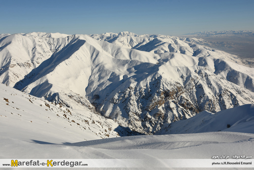 صعود زمستانی قله سوقند صعود زمستانی قله سوقند