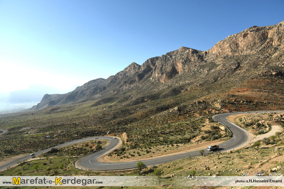 جاده های کوهستانی استهبان