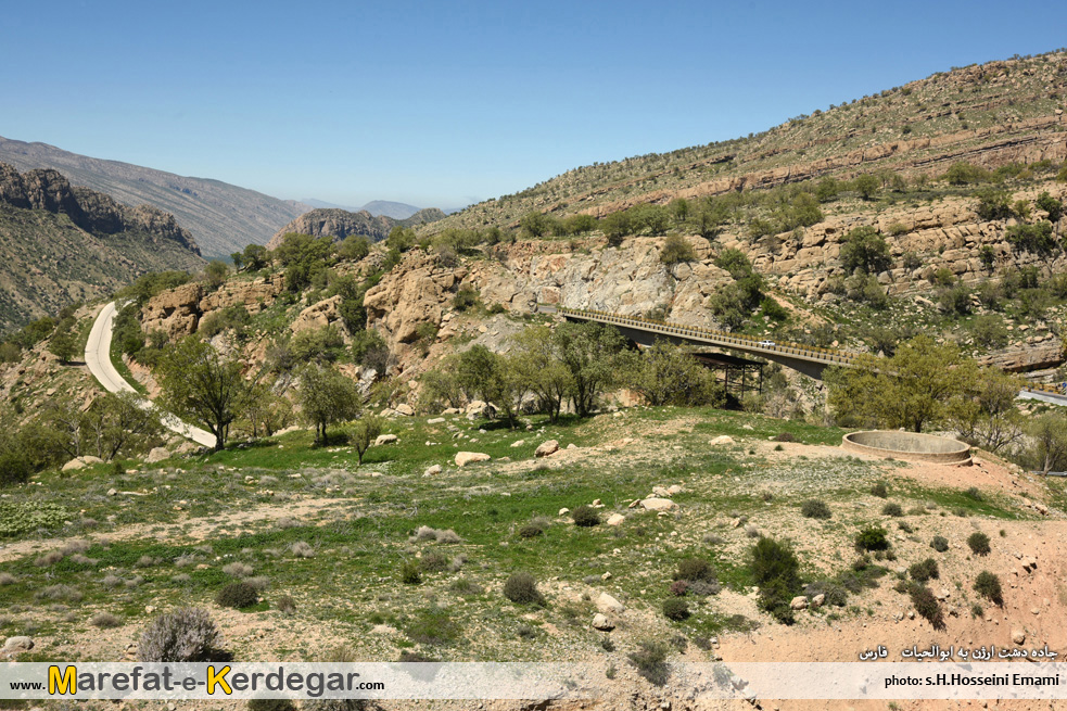 جاده های کوهستانی کوه چنار